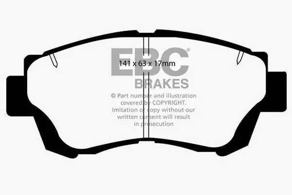 EBC Ultimax OEM Replacement Brake Pads (UD476)