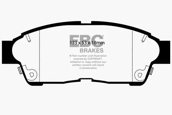 EBC Ultimax OEM Replacement Brake Pads (UD562)