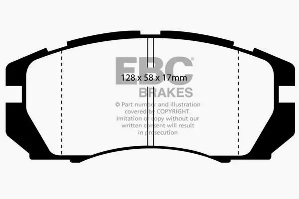 EBC Ultimax OEM Replacement Brake Pads (UD563)