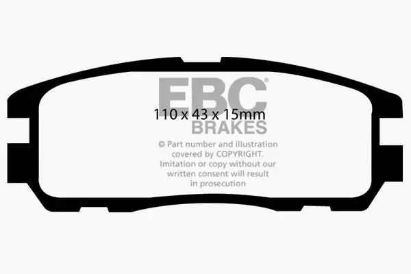 EBC Ultimax OEM Replacement Brake Pads (UD580)