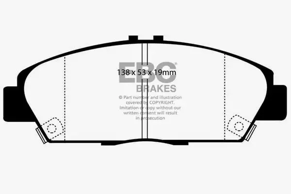 EBC Ultimax OEM Replacement Brake Pads (UD568)