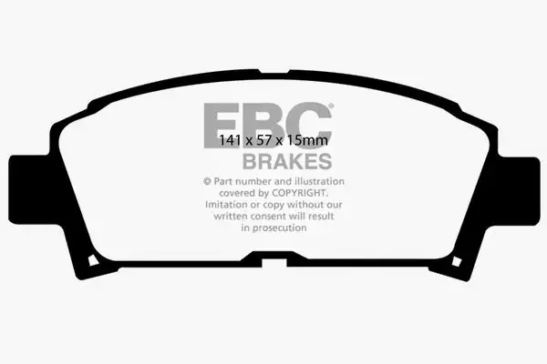 EBC Ultimax OEM Replacement Brake Pads (UD582)