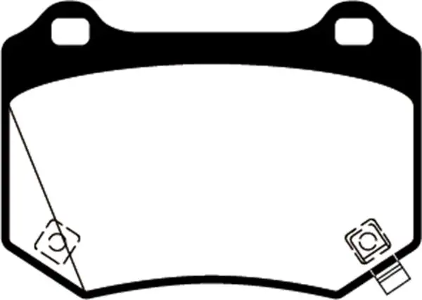 EBC Yellowstuff Street And Track Brake Pads (DP42361R)