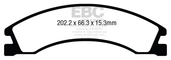 EBC Ultimax OEM Replacement Brake Pads (UD1329)