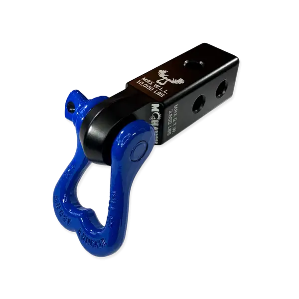 XL 3/4 Shackle and Mohawk 2.0 Receiver Combo Black Lung / Blue Balls Moose Knuckle Offroad - Moose Knuckle Offroad - FN000022-002