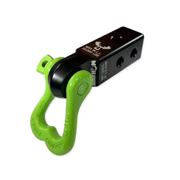 XL 3/4 Shackle and Mohawk 2.0 Receiver Combo Black Lung / Sublime Green Moose Knuckle Offroad - Moose Knuckle Offroad - FN000022-003