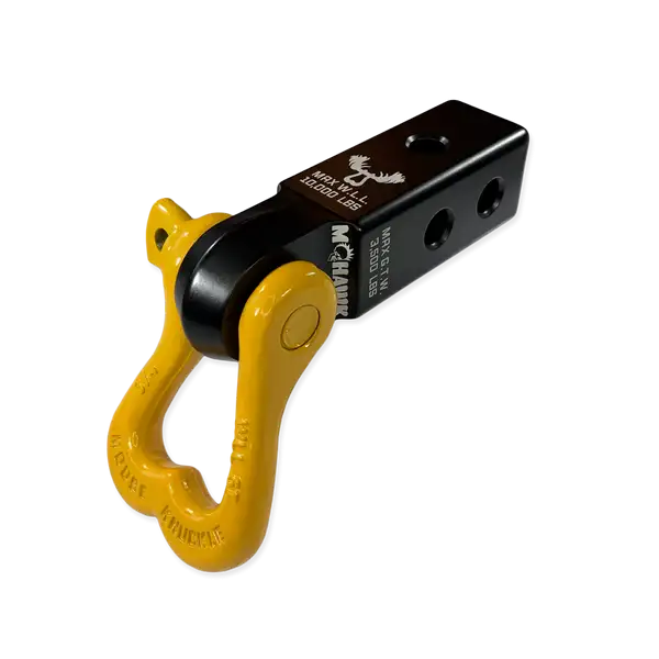 XL 3/4 Shackle and Mohawk 2.0 Receiver Combo Black Lung / Detonator Yellow Moose Knuckle Offroad - Moose Knuckle Offroad - FN000022-004
