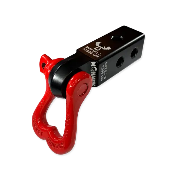 XL 3/4 Shackle and Mohawk 2.0 Receiver Combo Black Lung / Flame Red Moose Knuckle Offroad - Moose Knuckle Offroad - FN000022-006
