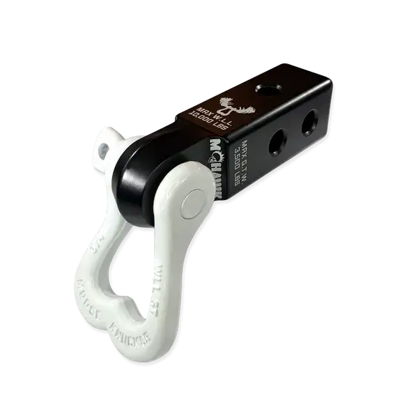 XL 3/4 Shackle and Mohawk 2.0 Receiver Combo Black Lung / Pure White Moose Knuckle Offroad - Moose Knuckle Offroad - FN000022-010