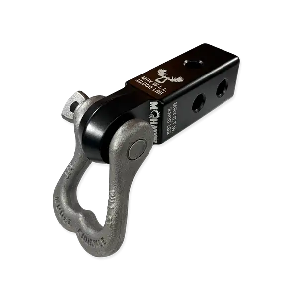 XL 3/4 Shackle and Mohawk 2.0 Receiver Combo Black Lung / Raw Dog Moose Knuckle Offroad - Moose Knuckle Offroad - FN000022-011