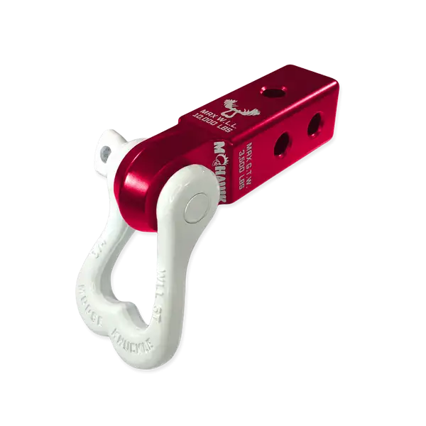 XL 3/4 Shackle and Mohawk 2.0 Receiver Combo Red Rum / Pure White Moose Knuckle Offroad - Moose Knuckle Offroad - FN000022-110