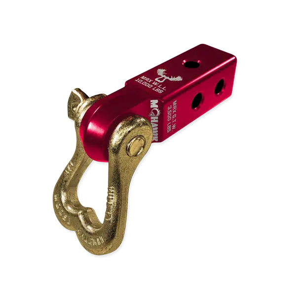 XL 3/4 Shackle and Mohawk 2.0 Receiver Combo Red Rum / Brass Knuckle Moose Knuckle Offroad - Moose Knuckle Offroad - FN000022-113