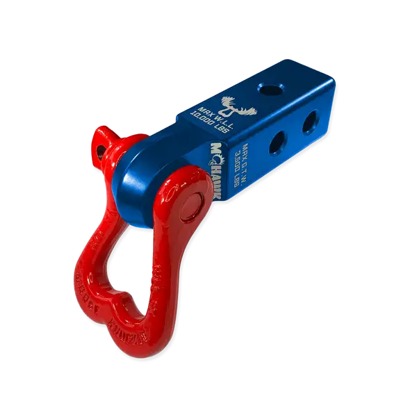 XL 3/4 Shackle and Mohawk 2.0 Receiver Combo Blue Pill / Flame Red Moose Knuckle Offroad - Moose Knuckle Offroad - FN000022-206