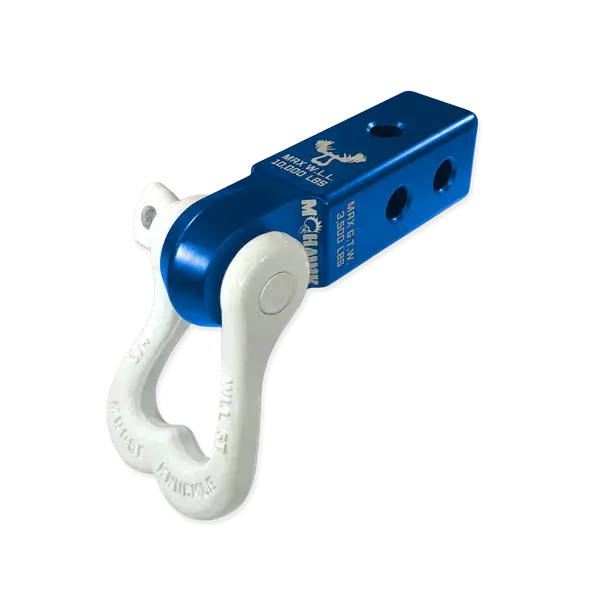 XL 3/4 Shackle and Mohawk 2.0 Receiver Combo Blue Pill / Pure White Moose Knuckle Offroad - Moose Knuckle Offroad - FN000022-210