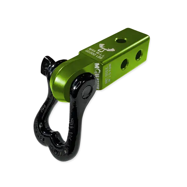 XL 3/4 Shackle and Mohawk 2.0 Receiver Combo Bean Green / Black Hole Moose Knuckle Offroad - Moose Knuckle Offroad - FN000022-308
