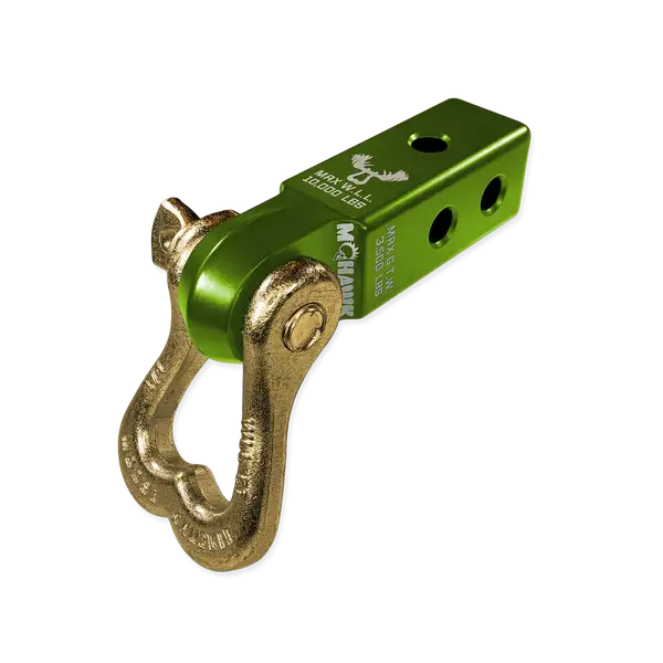 XL 3/4 Shackle and Mohawk 2.0 Receiver Combo Bean Green / Brass Knuckle Moose Knuckle Offroad - Moose Knuckle Offroad - FN000022-313
