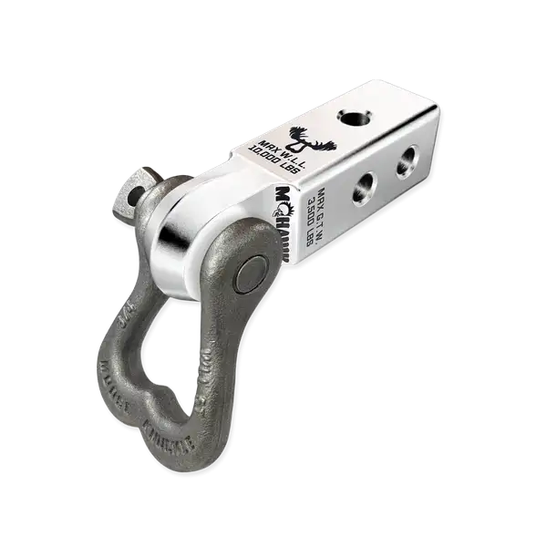 XL 3/4 Shackle and Mohawk 2.0 Receiver Combo Atomic Silver / Raw Dog Moose Knuckle Offroad - Moose Knuckle Offroad - FN000022-411