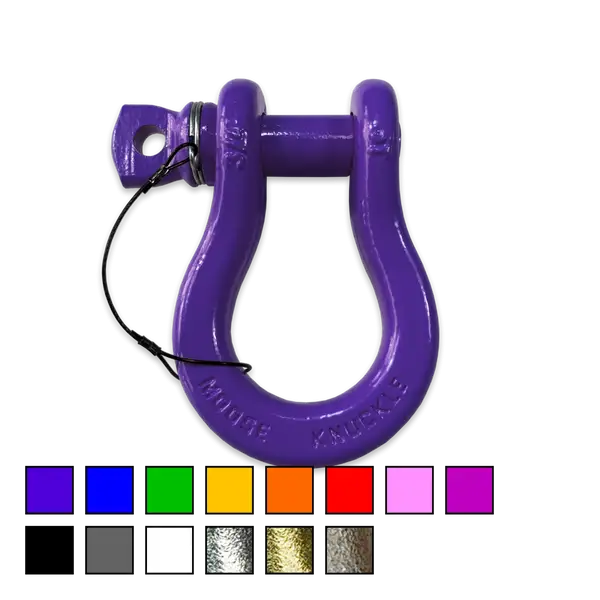 B'oh Recovery Spin Pin Shackle 3/4 Black Hole Moose Knuckle Offroad - Moose Knuckle Offroad - FN000023-001