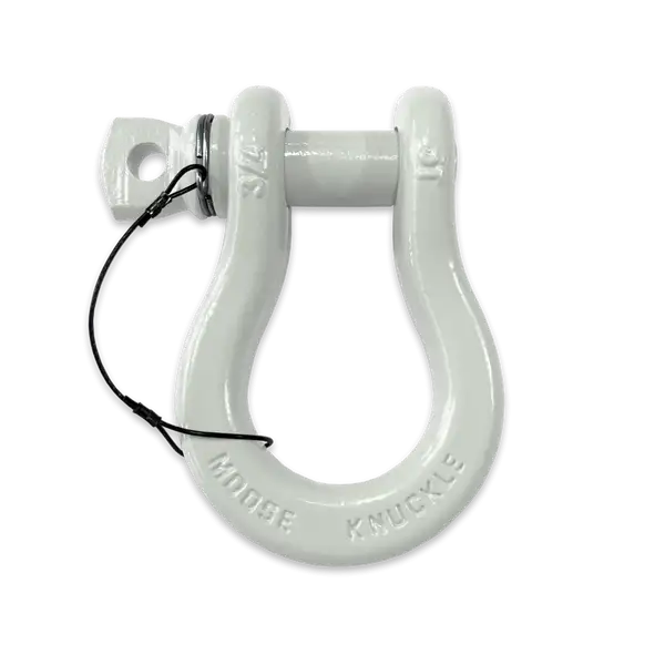 B'oh Recovery Spin Pin Shackle 3/4 Pure White Moose Knuckle Offroad - Moose Knuckle Offroad - FN000023-003