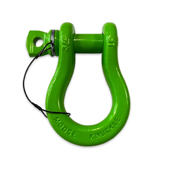 B'oh Recovery Spin Pin Shackle 3/4 Sublime Green Moose Knuckle Offroad - Moose Knuckle Offroad - FN000023-006