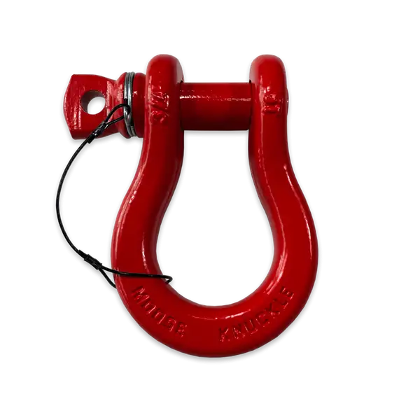 B'oh Recovery Spin Pin Shackle 3/4 Flame Red Moose Knuckle Offroad - Moose Knuckle Offroad - FN000023-009