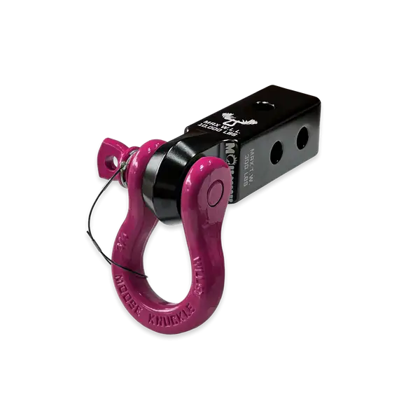B'oh 3/4 Spin Pin Shackle and Mohawk 2.0 Receiver Combo Black Lung / Pogo Pink Moose Knuckle Offroad - Moose Knuckle Offroad - FN000033-008