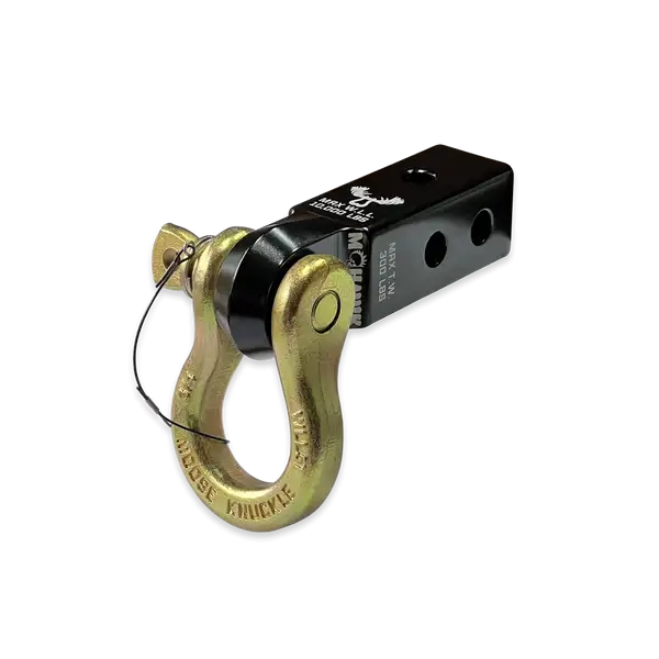 B'oh 3/4 Spin Pin Shackle and Mohawk 2.0 Receiver Combo Black Lung / Brass Knuckle Moose Knuckle Offroad - Moose Knuckle Offroad - FN000033-013