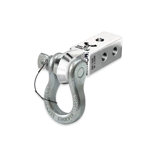 B'oh 3/4 Spin Pin Shackle and Mohawk 2.0 Receiver Combo Atomic Silver / Nice Gal Moose Knuckle Offroad - Moose Knuckle Offroad - FN000034-012