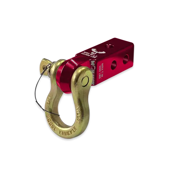 B'oh 3/4 Spin Pin Shackle and Mohawk 2.0 Receiver Combo Red Rum / Brass Knuckle Moose Knuckle Offroad - Moose Knuckle Offroad - FN000035-013