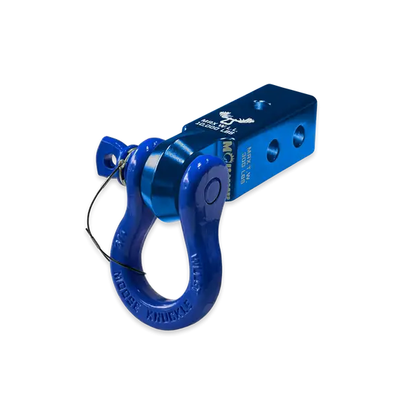 B'oh 3/4 Spin Pin Shackle and Mohawk 2.0 Receiver Combo Blue Pill / Blue Balls Moose Knuckle Offroad - Moose Knuckle Offroad - FN000036-002