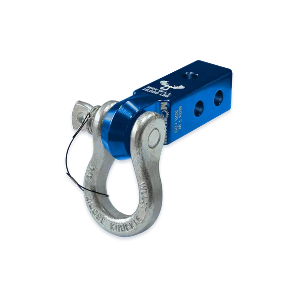B'oh 3/4 Spin Pin Shackle and Mohawk 2.0 Receiver Combo Blue Pill / Nice Gal Moose Knuckle Offroad - Moose Knuckle Offroad - FN000036-012
