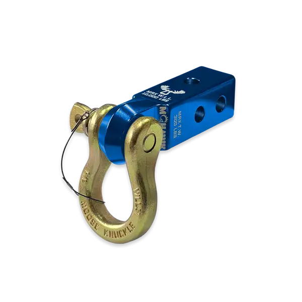 B'oh 3/4 Spin Pin Shackle and Mohawk 2.0 Receiver Combo Blue Pill / Brass Knuckle Moose Knuckle Offroad - Moose Knuckle Offroad - FN000036-013