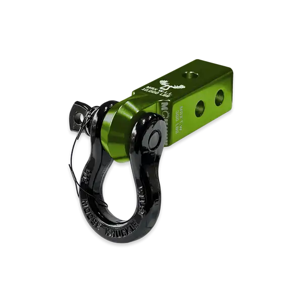 B'oh 3/4 Spin Pin Shackle and Mohawk 2.0 Receiver Combo Bean Green / Black Hole Moose Knuckle Offroad - Moose Knuckle Offroad - FN000037-009