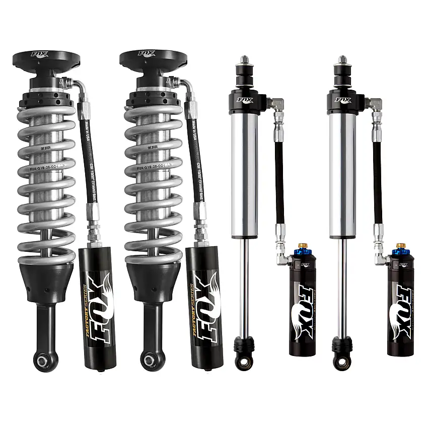 FOX Factory Race 2.5 Reservoir Adjustable Valving Shock Kit 0-2" Lift 880-06-418, 883-26-007