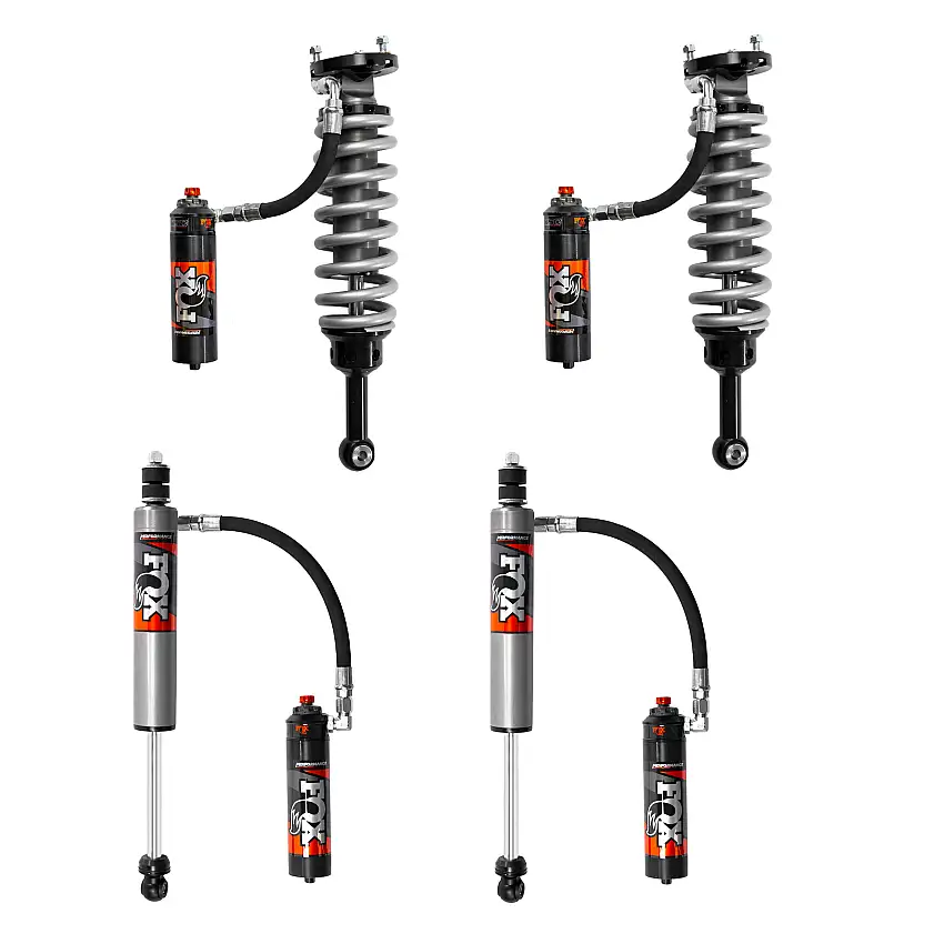FOX Performance Elite 2.5 Reservoir Adjustable Valving Shock Kit 0-2" Lift 883-06-177, 883-26-112