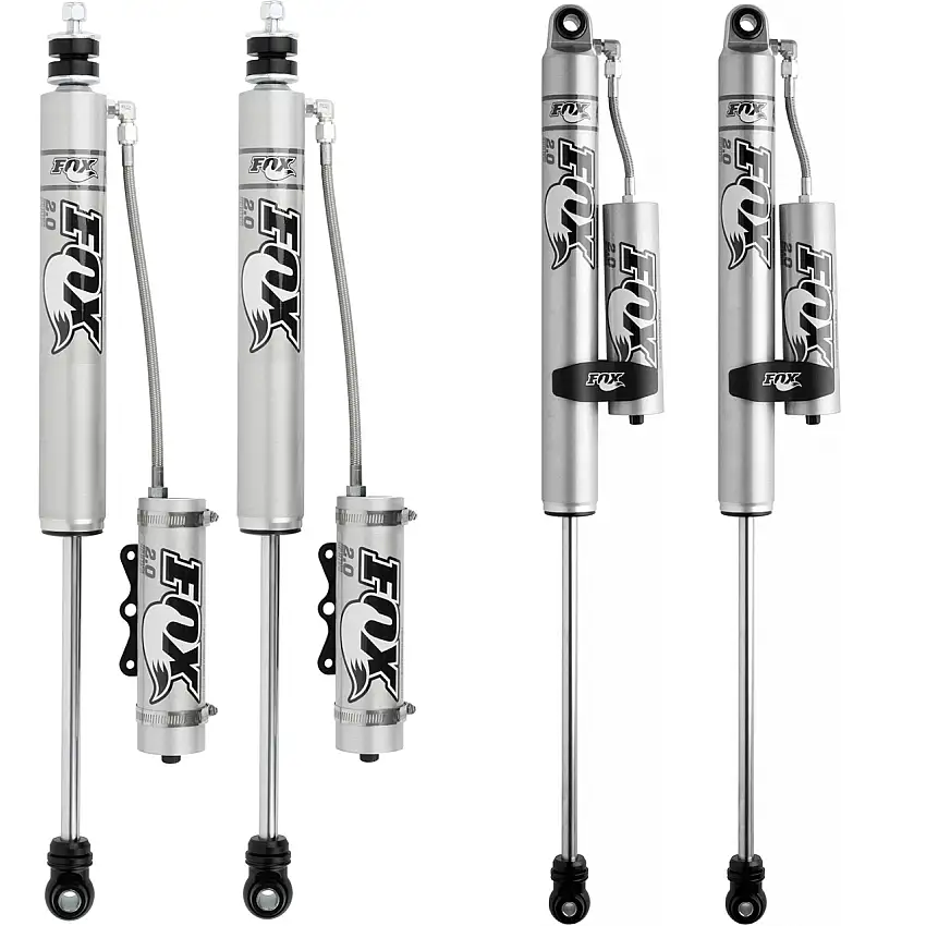 FOX Performance 2.0 Smooth Body Reservoir Shock Kit 4-5" Lift 985-24-133, 985-24-106