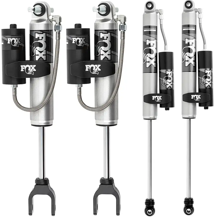 FOX Performance 2.0 Smooth Body Reservoir Shock Kit 0-1" Lift 985-24-242, 985-24-243