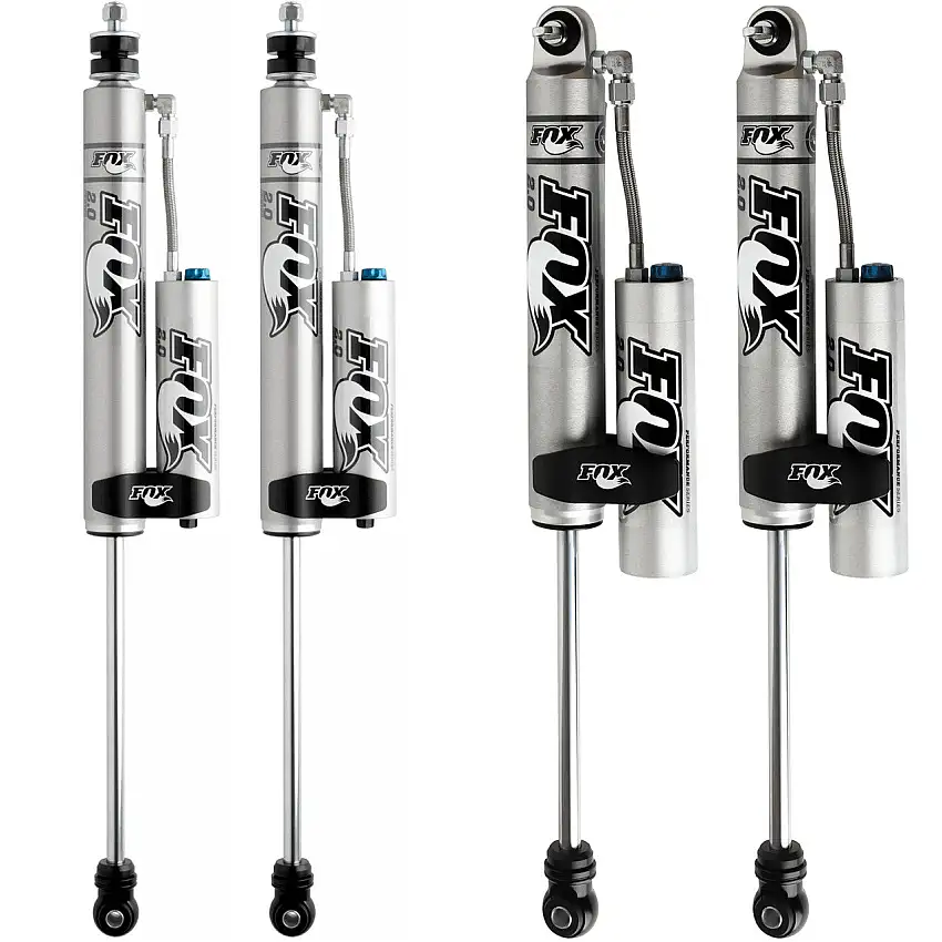 FOX Performance 2.0 Smooth Body Reservoir Adjustable Valving Shock Kit 1.5-3.5" Lift 985-26-015, 985-26-016