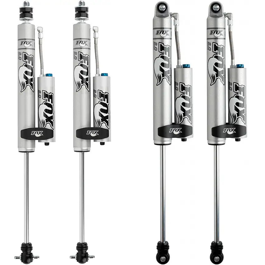 FOX Performance 2.0 Smooth Body Reservoir Adjustable Valving Shock Kit 2-3.5" Lift 985-26-108, 985-26-113