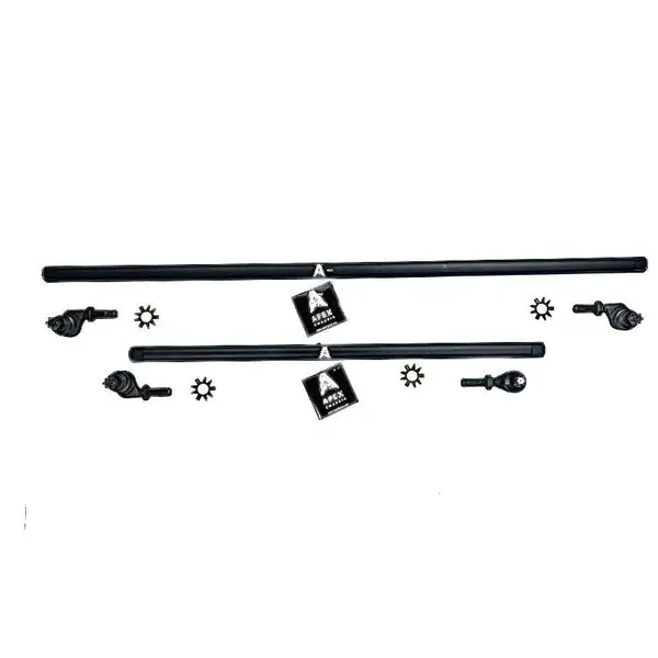 Wrangler 1 Ton Steering Kit With Flip Black Aluminum For 07-18 Wrangler JK Apex Chassis - Apex Chassis - KIT151-YesFlip