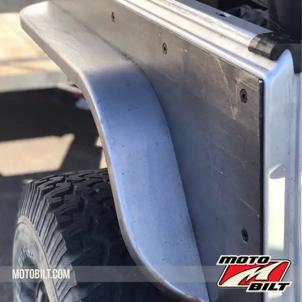 Fender Flares for Rear Comp Cut - Fits Jeep YJ/TJ/CJ - 2 Inch Motobilt - MB1086-2 - Motobilt