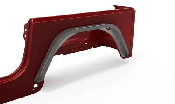 Jeep TJ Fenders Rear Double Arch 2 Inch Flare Pair Motobilt - MB1088-2 - Motobilt