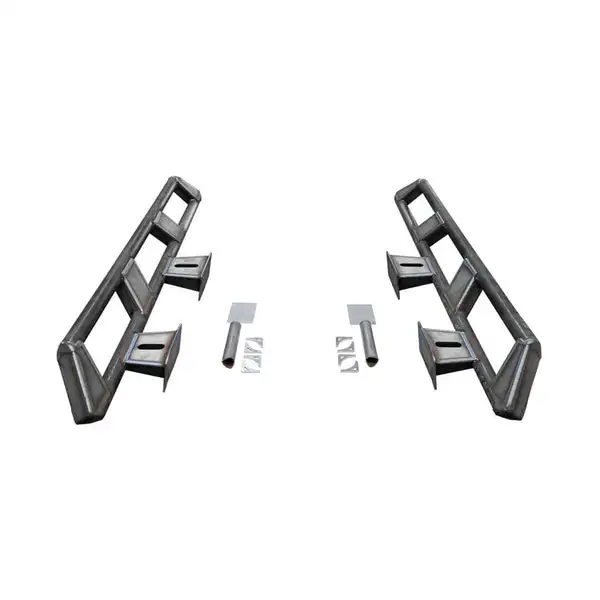 Frame Mounted Rocker Guard Long Arm Suspension for JKU/JLU Motobilt - MB1258 - Motobilt
