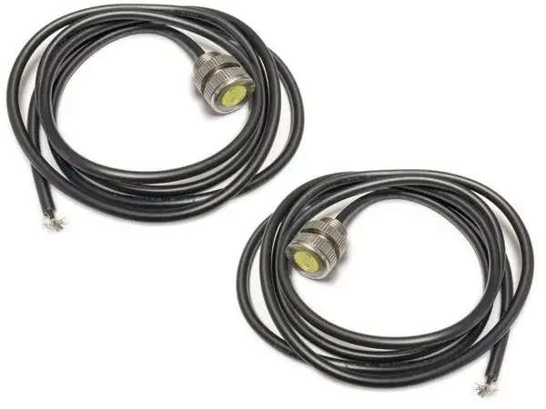 (2-Pack) - LED Bolt light - 3 watt, Cool White, Stainless Steel, 11mm, Silver Artec Industries - Artec Industries - OZ1102