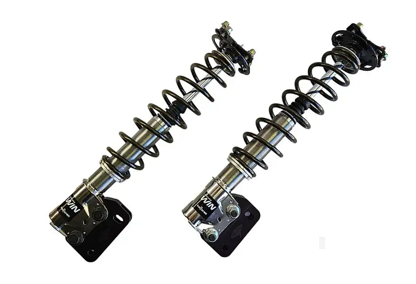 S197 Mustang KellTrac MTF Long Travel Drag Coilovers, Front, PAIR