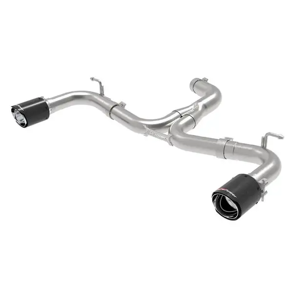 aFe MACH Force-Xp 3 IN to 2-1/2 IN Stainless Steel Axle-Back Exhaust System Carbon (49-36417-C)