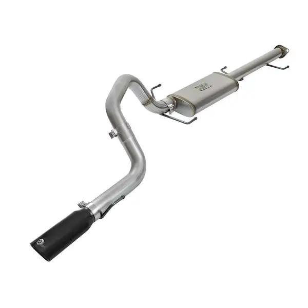 aFe MACH Force-Xp 3 IN 409 Stainless Cat-Back Exhaust System w/ Black Tip (49-46028-B)