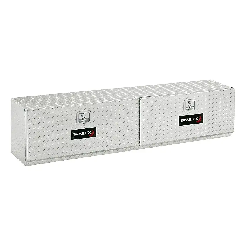 Top Mount 2 Door Dia Tread Bright Pol 16 Gauge Alum 96x13.25x17