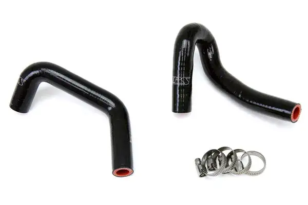 HPS Reinforced Black Silicone Heater Hose Kit Coolant for Mazda 99-05 Miata 1.8L (57-1311-BLK)