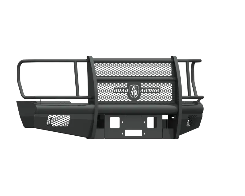 Road Armor 08-10 Ford F-250 Vaquero Front Non-Winch Plate (Plate ONLY - No Bumper) - Tex Blk